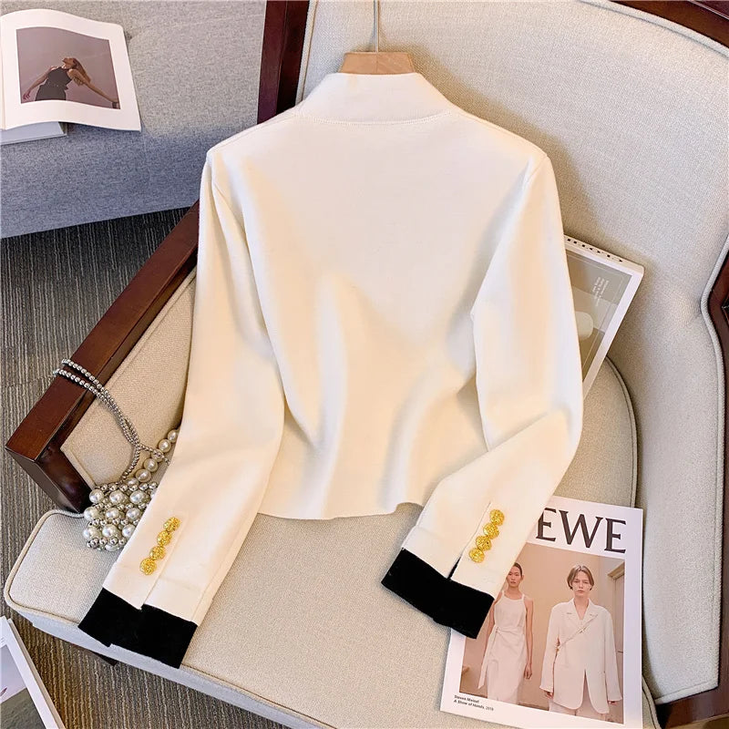 סוודר וינטג' כפתורים