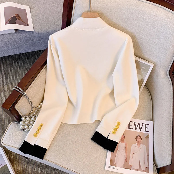 סוודר וינטג' כפתורים