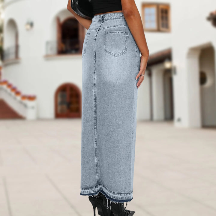 חצאית ג'ינס ארוכה