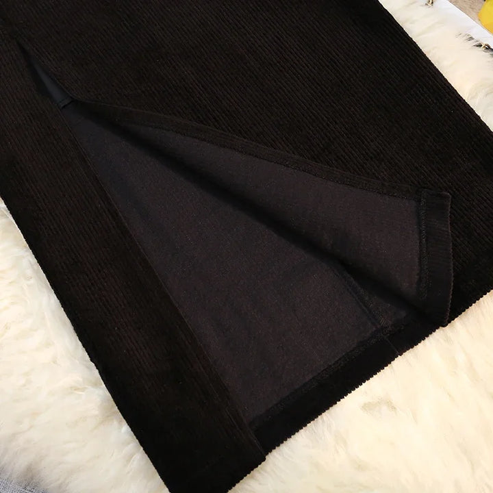 חצאית קורדרוי אלגנטית- אדל