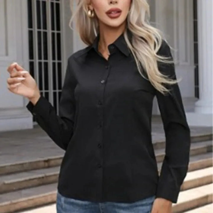 חולצה מכופתרת ארוכה - לירון