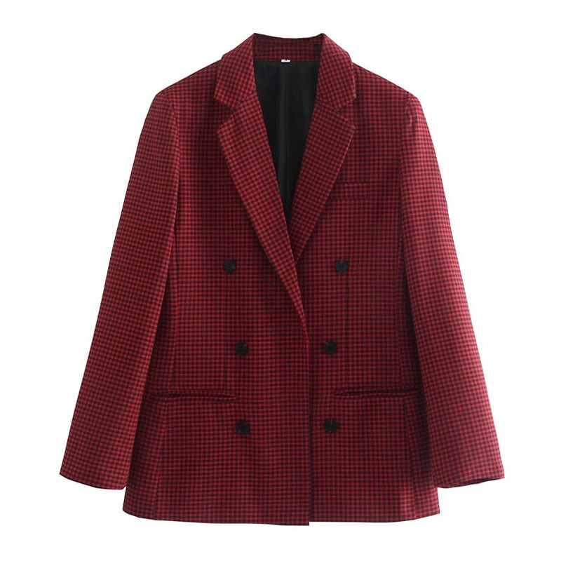 בלייזר אופנתי משובץ- אליה