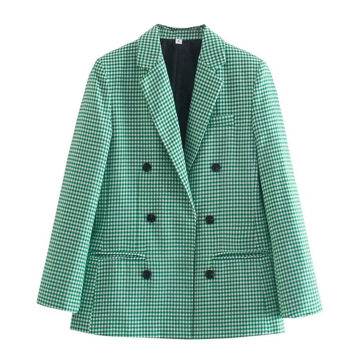 בלייזר אופנתי משובץ- אליה