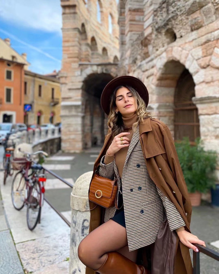 בלייזר אופנתי משובץ- אליה