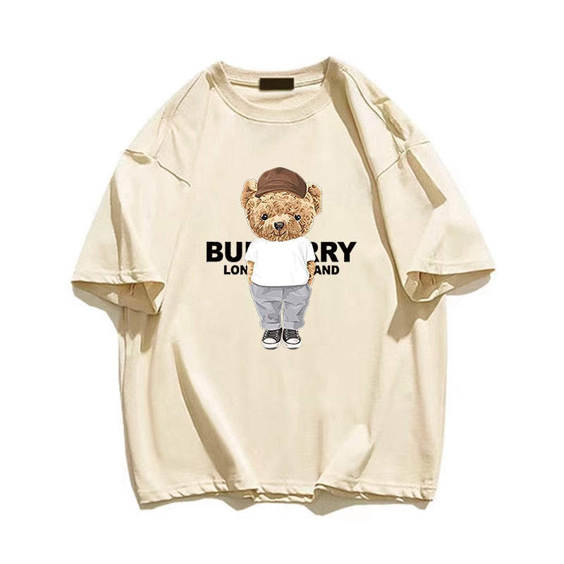 חולצה טי שירט אובר סייז- דובי