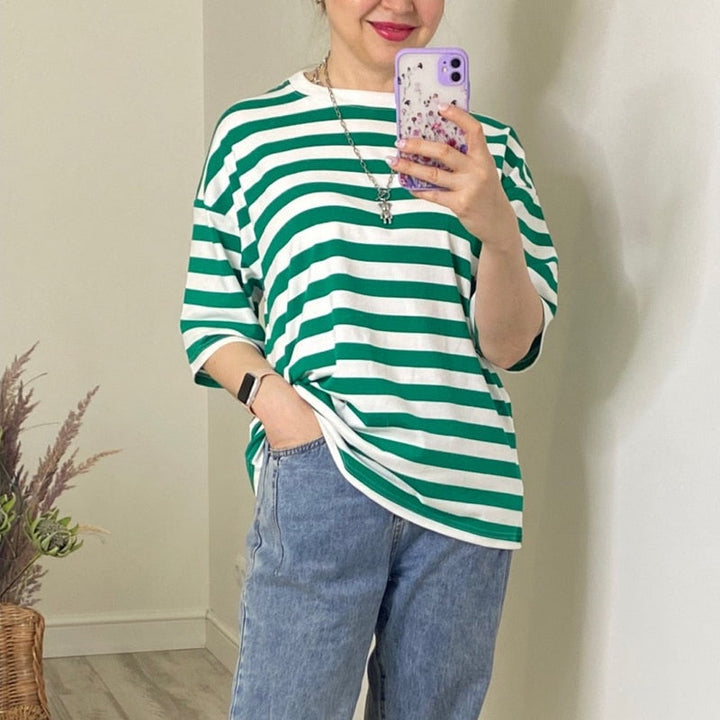 חולצה טי-שירט אובר סייז- קאמילה