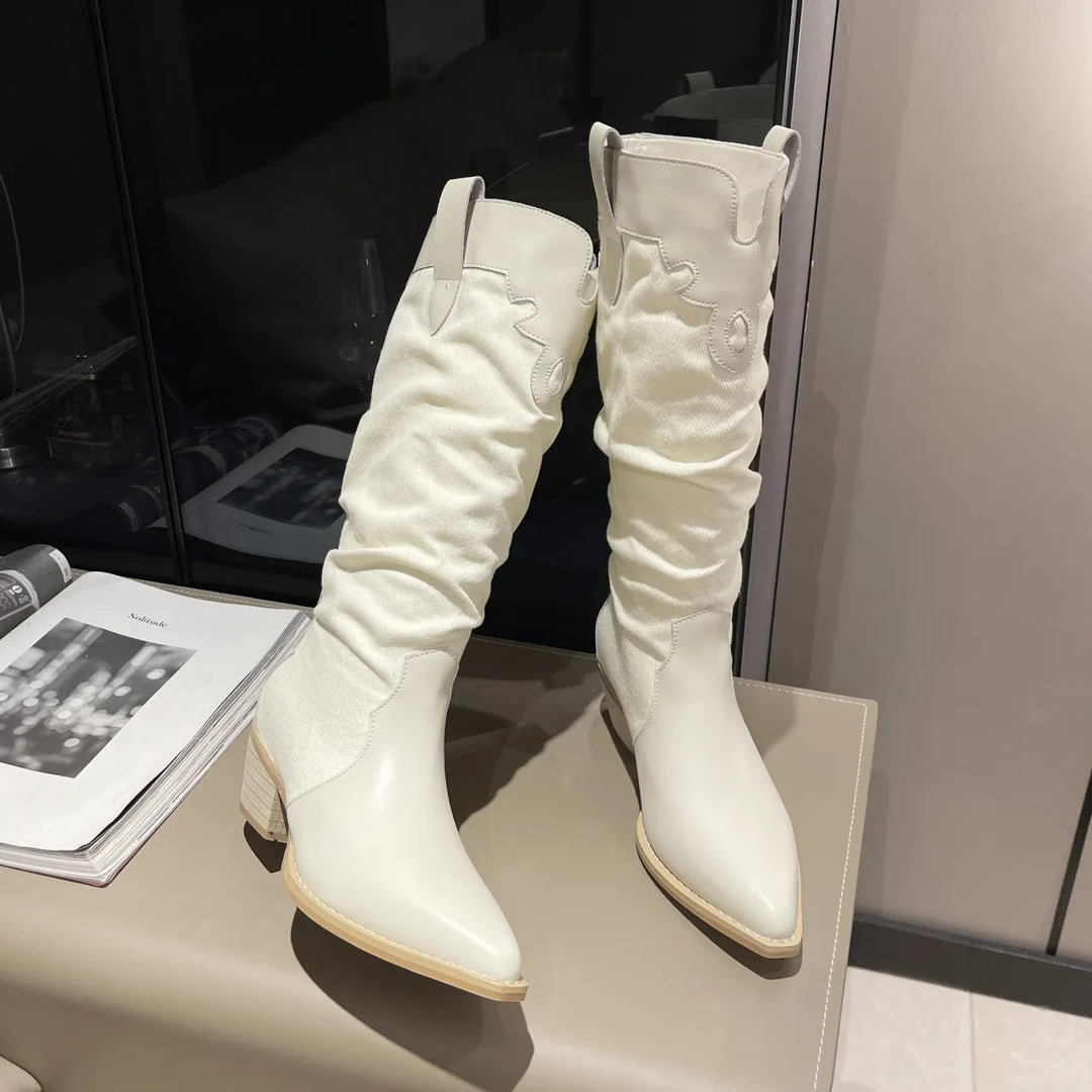 מגף בוקרים משולב ג׳ינס- קאיה