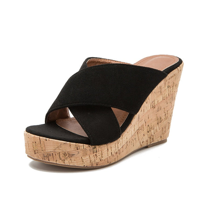 כפכף עקב בוהו- קלארי